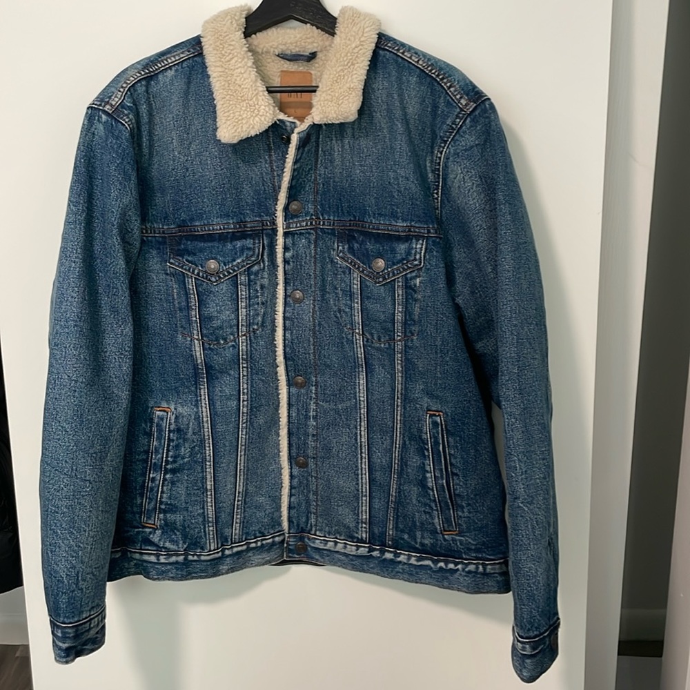 Gap Sherpa lined denim jacket